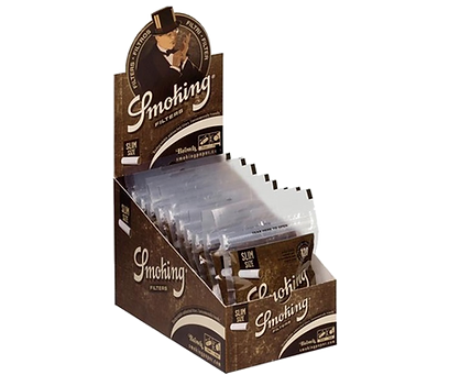 [SMOKIN-16408] SMOKING FILTERS - BROWN -15*6 SLIM