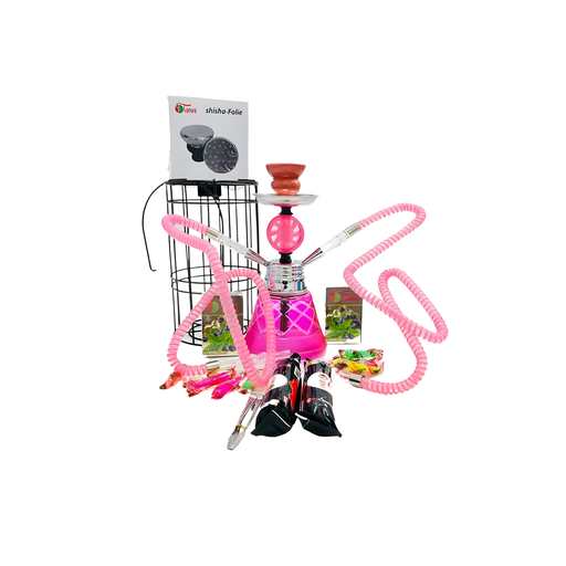 [TANYA -14700] TANYA HOOKAH CAGE KIT #3 ALL IN 1 (BLACK, PINK, BLUE)